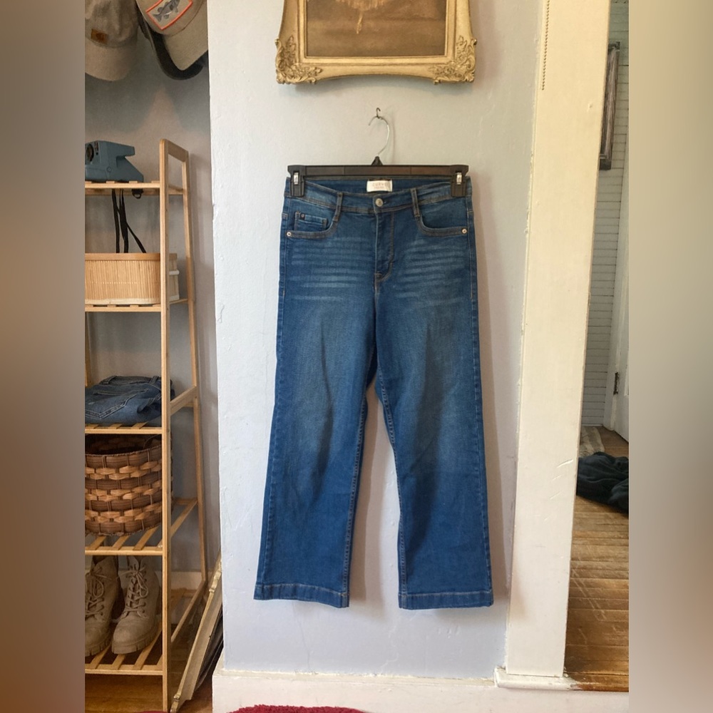 New high waisted wide leg jeans
